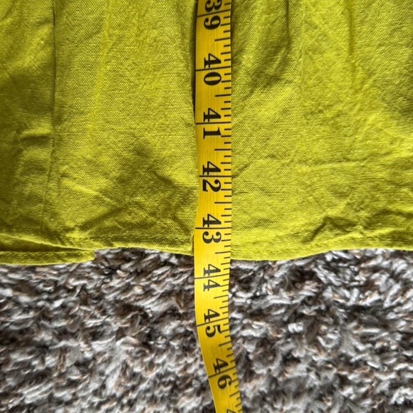 Lisa Says Gah Olive Smocked Midi Dress - Picture 5 of 7